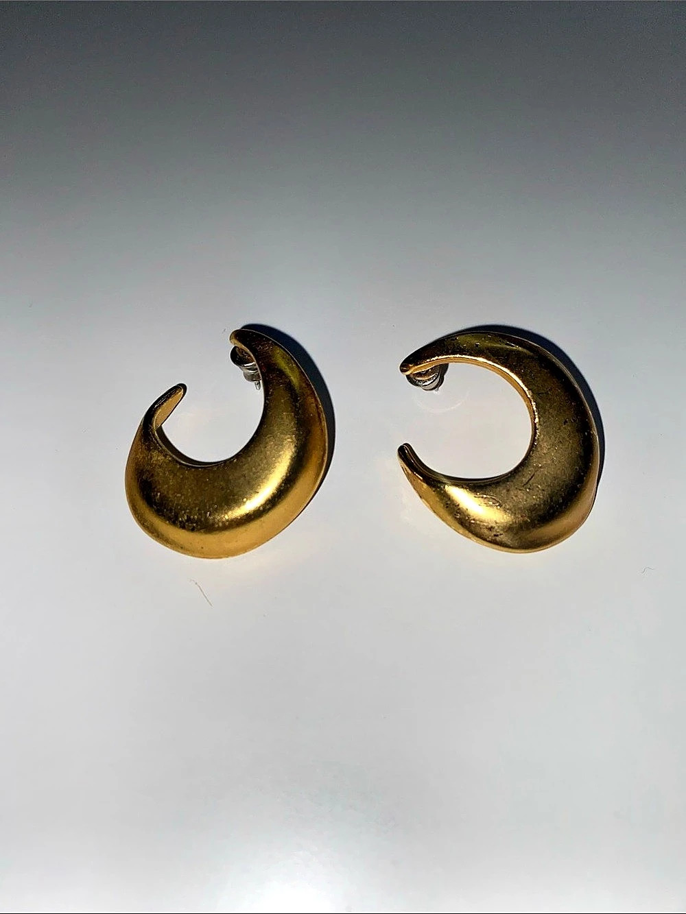 Gold-Tone Hoop Earrings